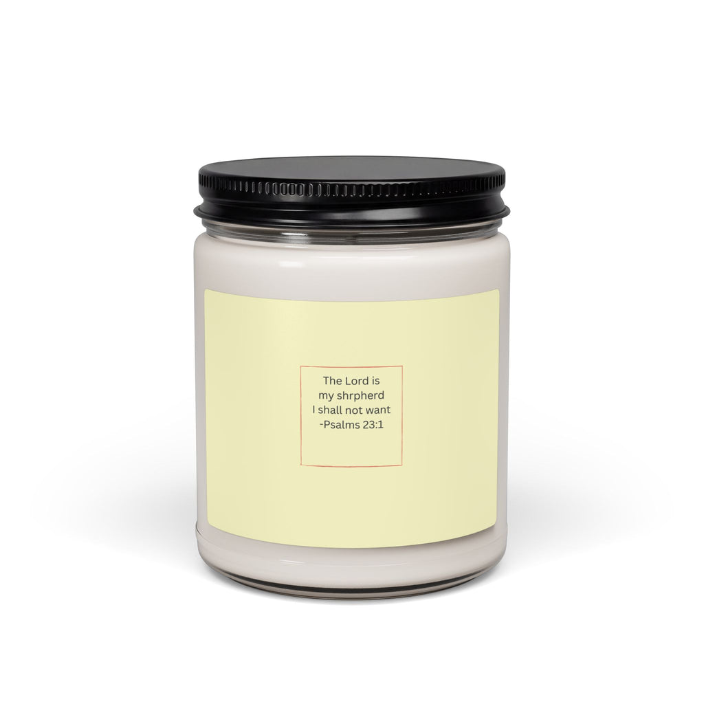 Psalm 23 Verse Candle Soy Jar | The Lord is My Shepherd 9oz