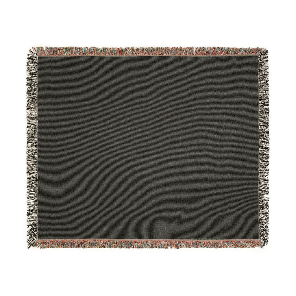 Cream Woven Throw Blanket with Fringe — Cozy Neutral Accent for Living Room, Bedroom & Outdoor Use