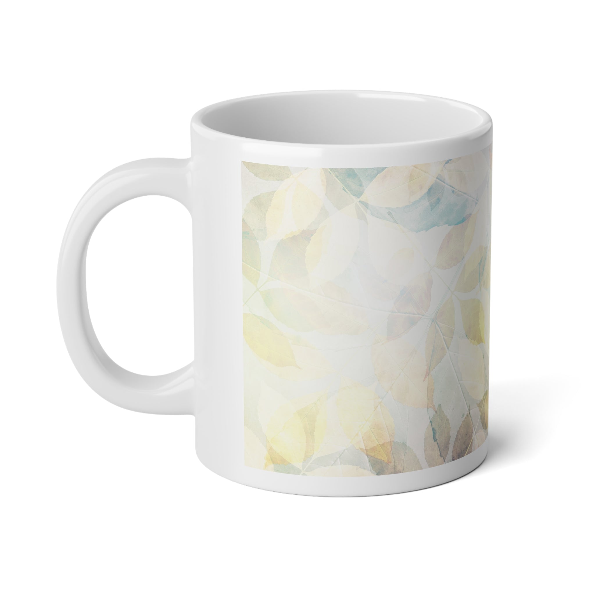 Psalm 95:2 Come before his presence autumn graphic Jumbo Mug-20oz