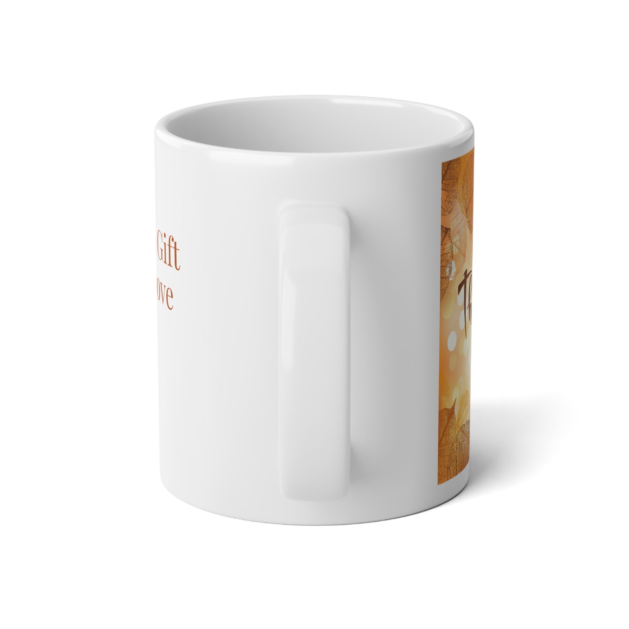 James 1:17 Every good gift is from above autumn leaves Jumbo Mug-20oz