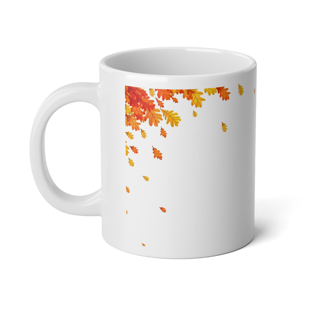 Psalm 100:4 Enter his gates with thanksgiving harvest Jumbo Mug-20oz