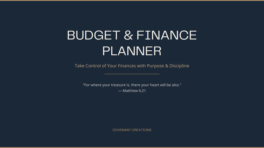 Budget & Finance Planner Men's Edition-Instant PDF Download