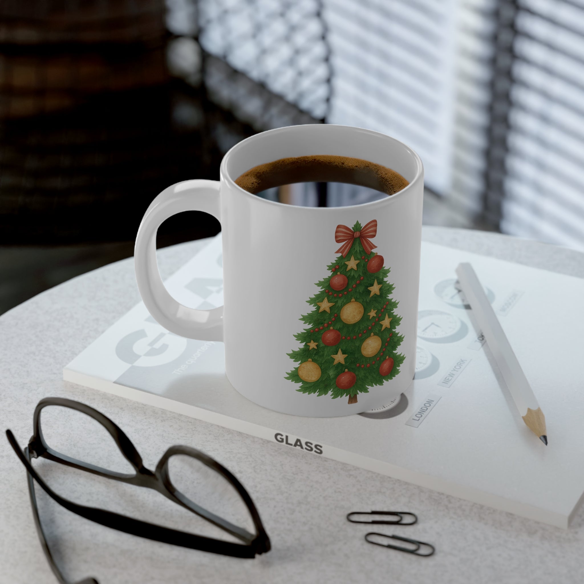 James 1:17 Every good gift Christmas tree Jumbo Mug-20oz