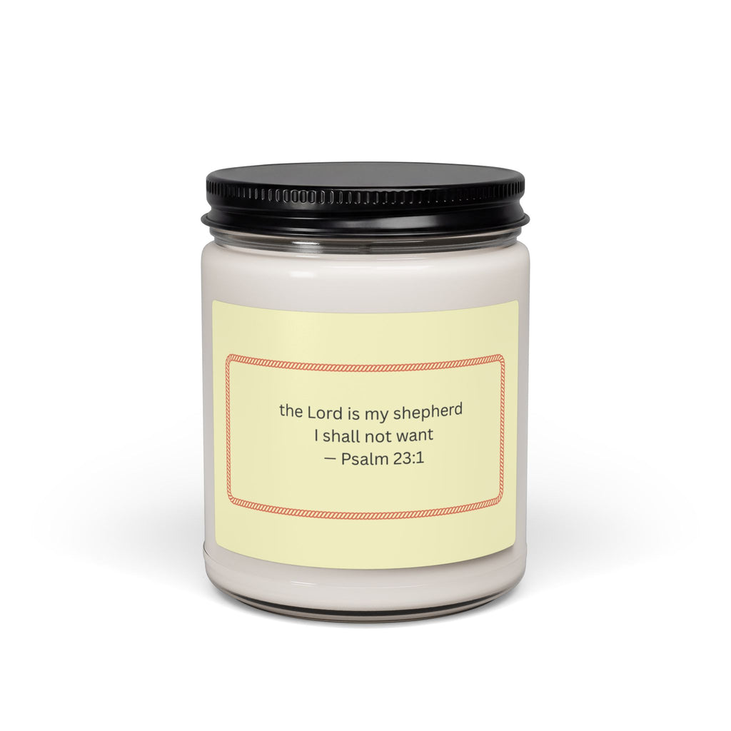 Psalm 23 Verse Candle Soy Jar | The Lord is My Shepherd 9oz