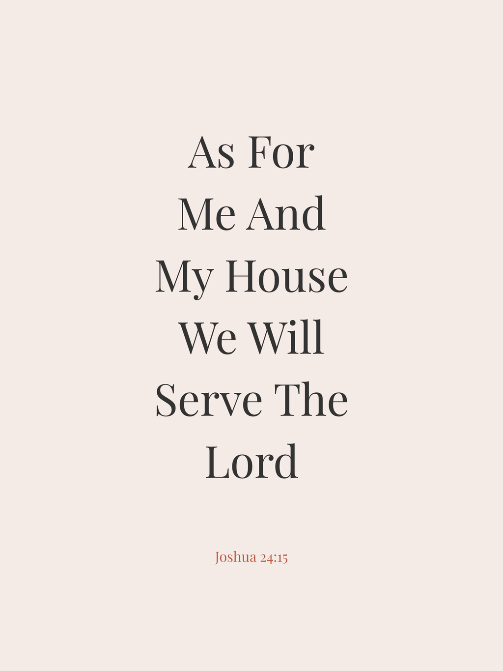 Joshua 24:15 Cascading Majestic Instant Digital Wall Art Print