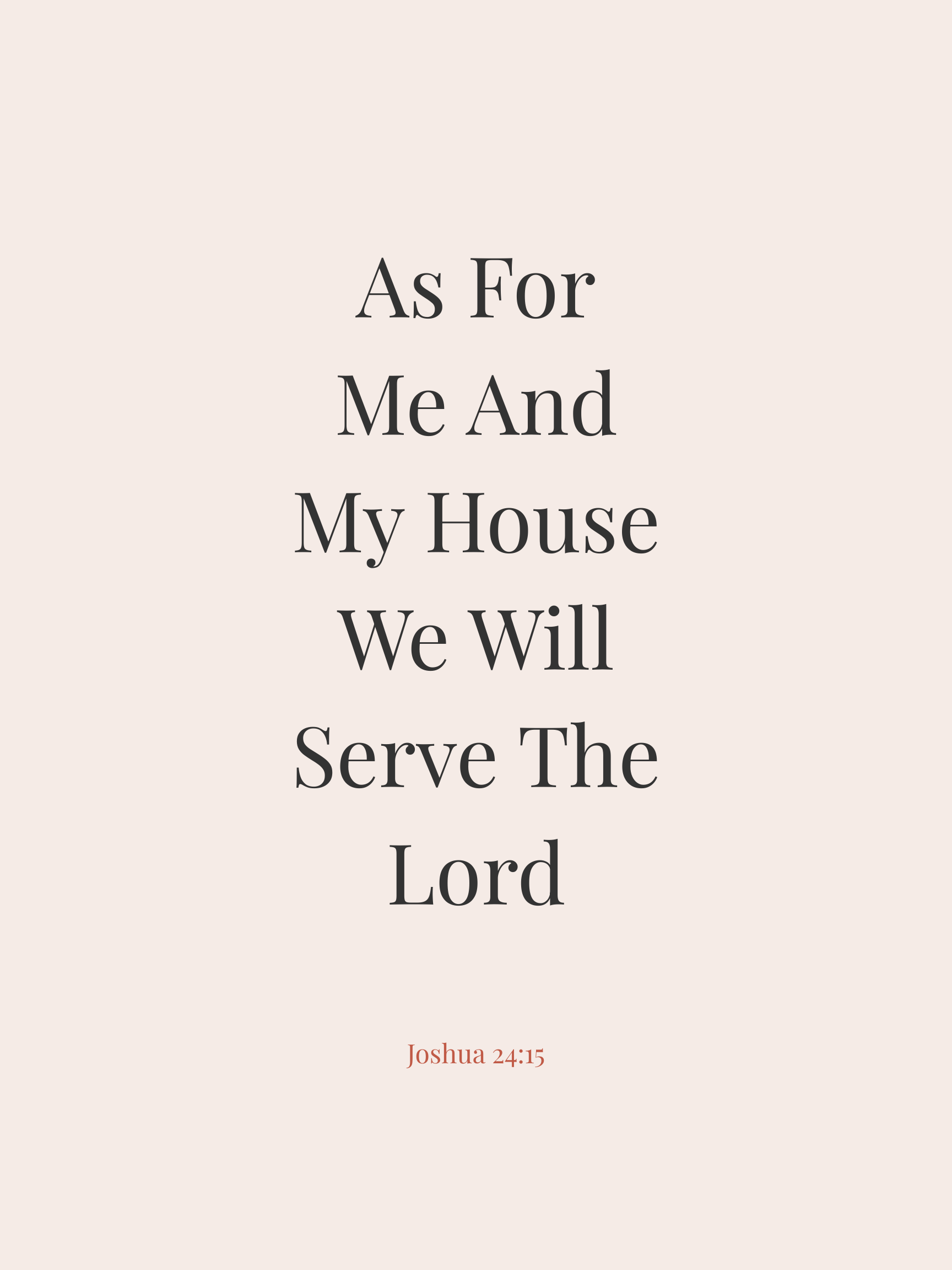 Joshua 24:15 Cascading Majestic Instant Digital Wall Art Print