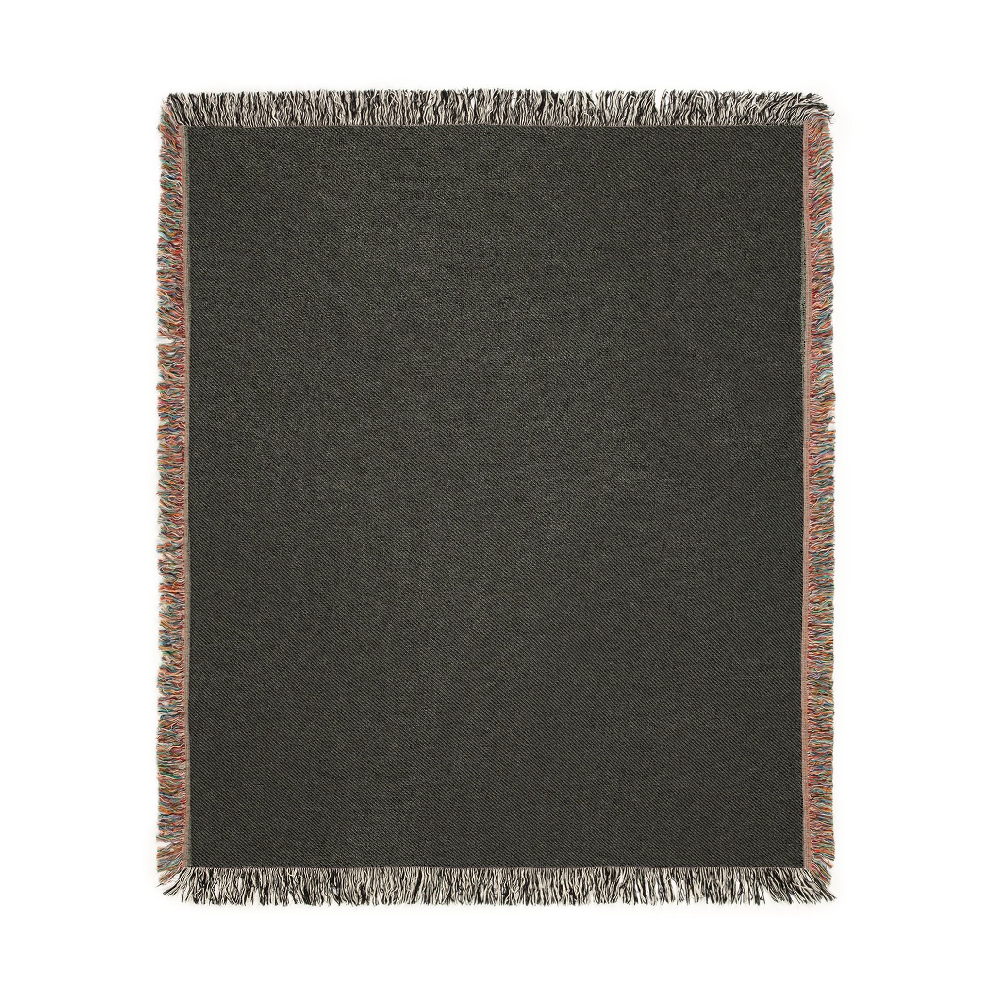 Cream Woven Throw Blanket with Fringe — Cozy Neutral Accent for Living Room, Bedroom & Outdoor Use