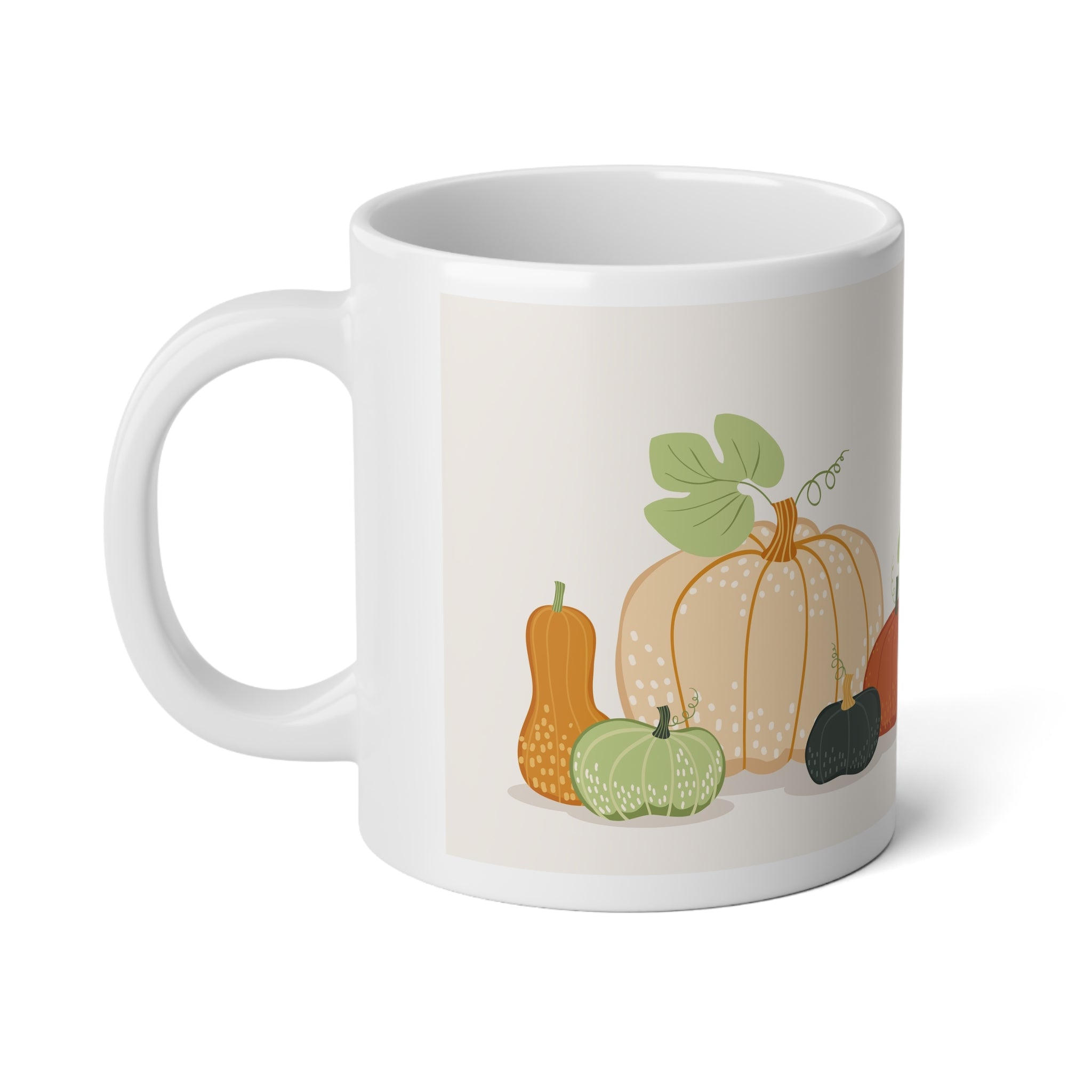 1 Chronicles 16:34 O give thanks unto the Lord harvest graphic Jumbo Mug-20oz