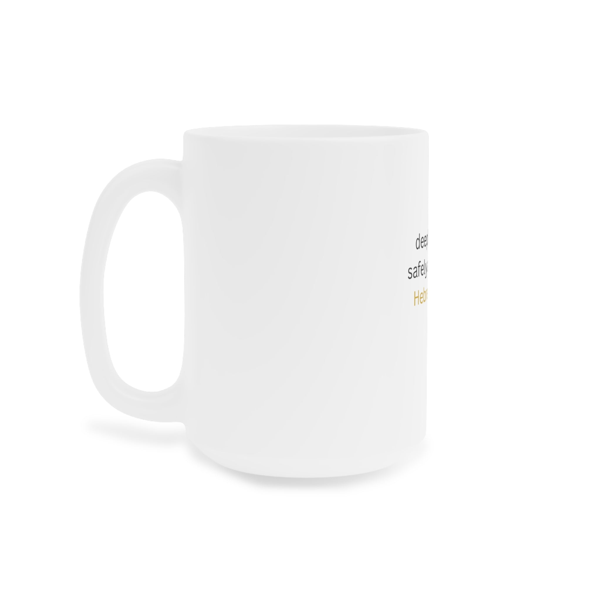 Hebrews 6:19 Ceramic Mug — "Deeply Loved, Safely Anchored" Inspirational Coffee Cup
