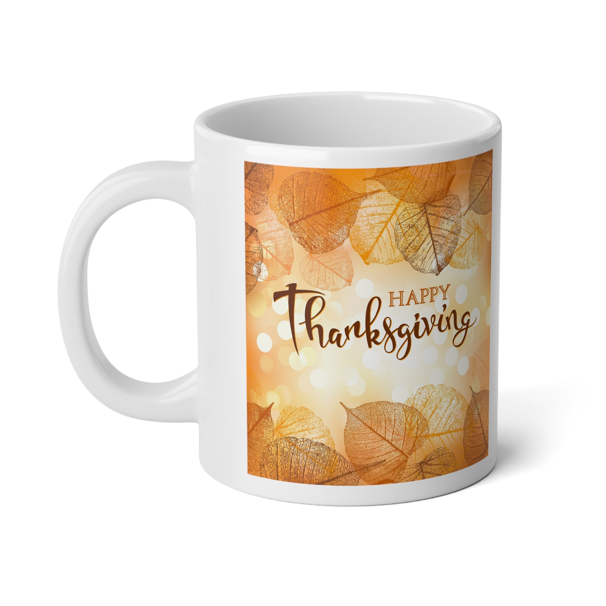 James 1:17 Every good gift is from above autumn leaves Jumbo Mug-20oz
