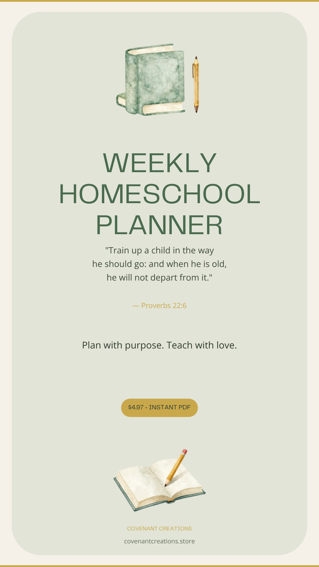 WEEKLY HOMESCHOOL PLANNER"? 💙✨
