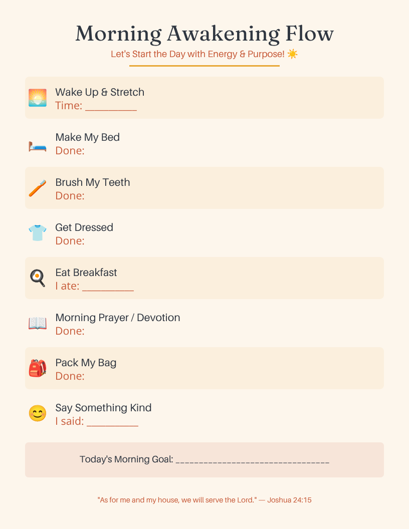 Chore Chart and Reward Hub for Kids: Mindful and Anchored