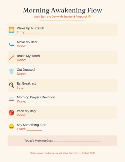Chore Chart and Reward Hub for Kids: Mindful and Anchored