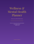 Wellness & Mental Health Planner-Instant PDF Download